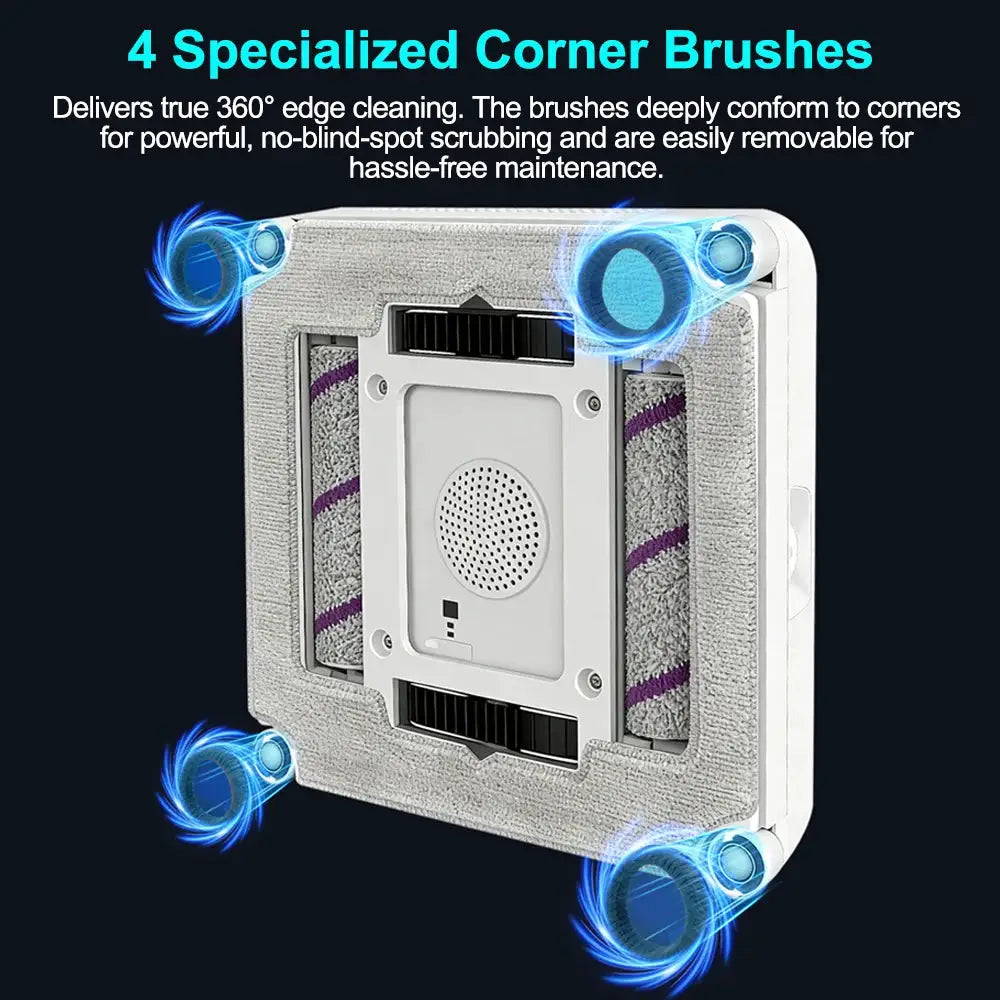 Window Cleaning Robot | 10000Pa Suction | Dual Roller Brushes | WD10