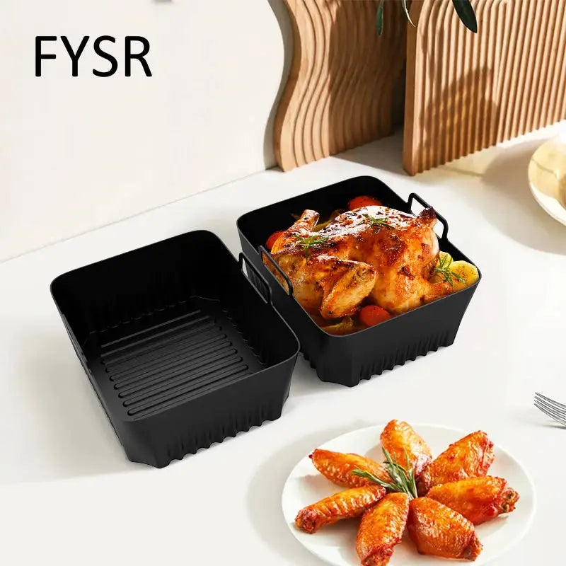 Silicone Air Fryer Liner | Ninja Compatible | Reusable Non Stick | One Size