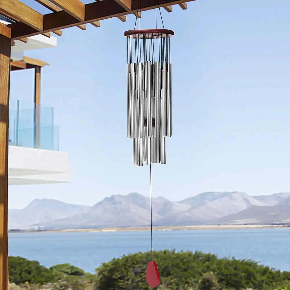 Outdoor Living Wind Chimes Yard Garden Tubes Bells Copper Antique Windchime Wall Hanging Home Decor Decoration Wind Chimes from PriceLows™