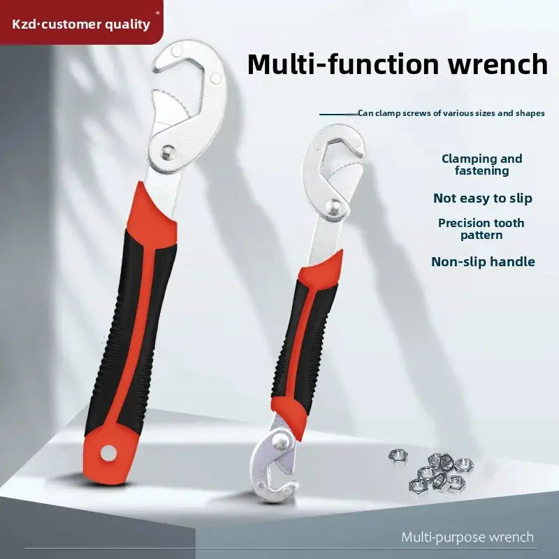 All in One Multifunction Wrench Set with Pipe Pliers and Quick Adjust Vise Versatile Bathroom Plumbing and DIY Hardware Toolkit from PriceLows™