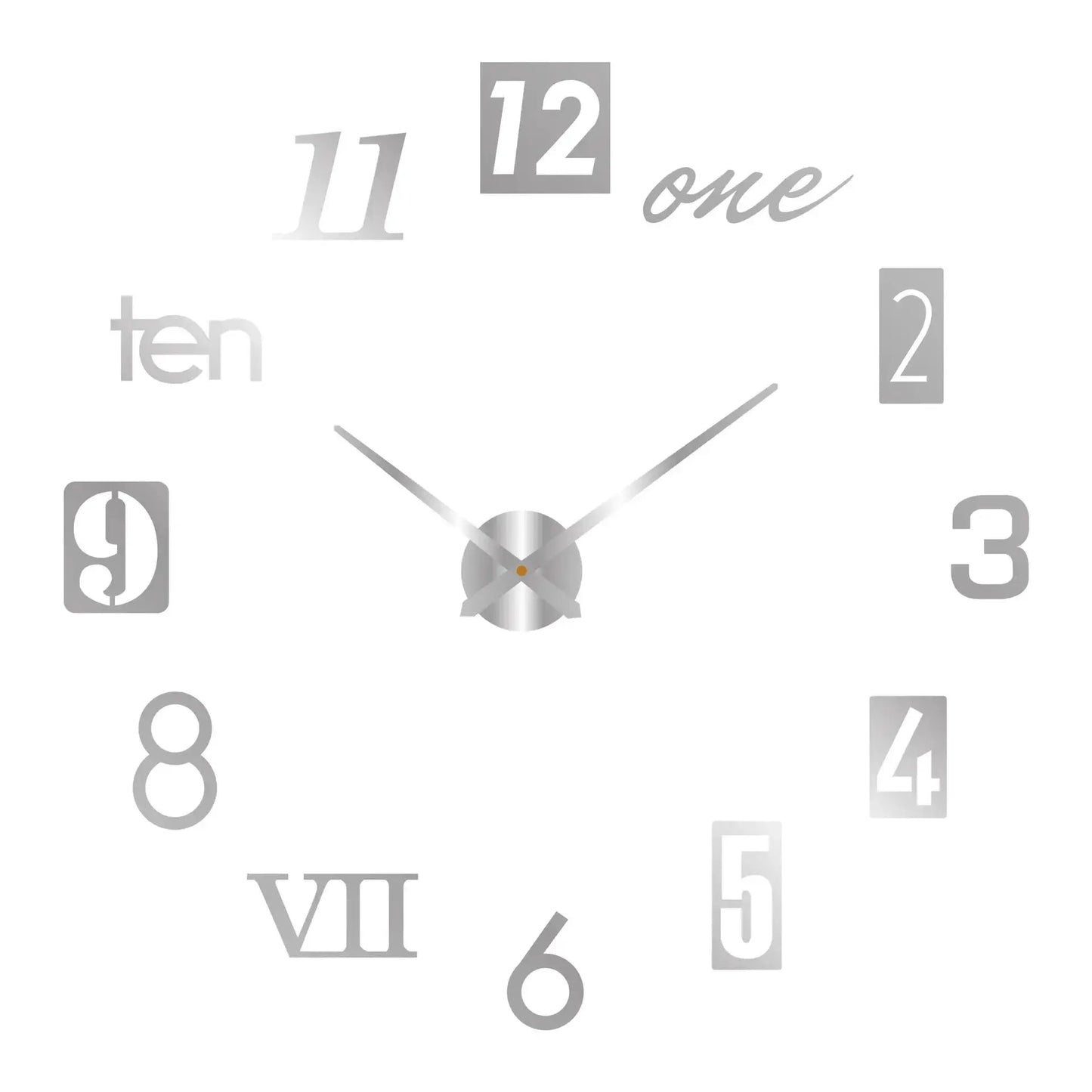 Large 3D Wall Clock Luminous Classic Wall Clocks DIY Digital Clock Wall Watches Stickers Silent Clock for Home Living Room Table from PriceLows™