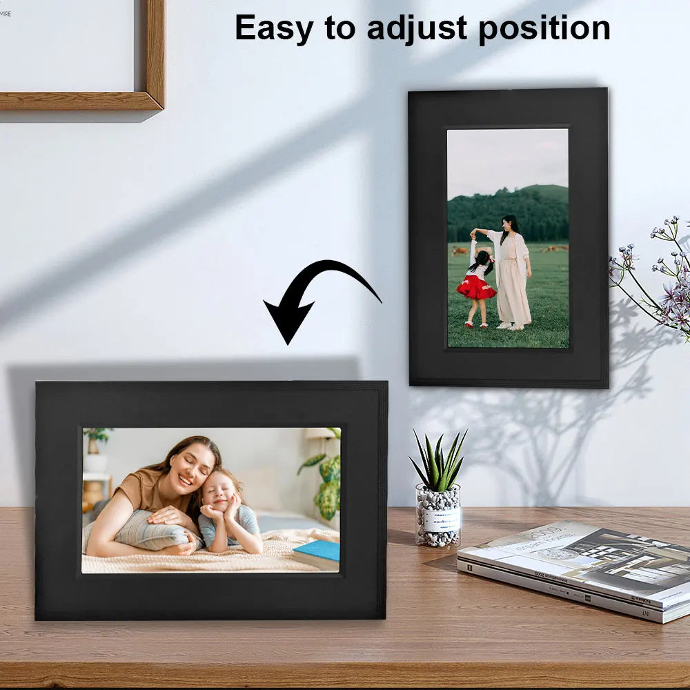 Digital Picture Frame | 7 Inch Display | 256GB Card Support | WiFi IPS 1024x600