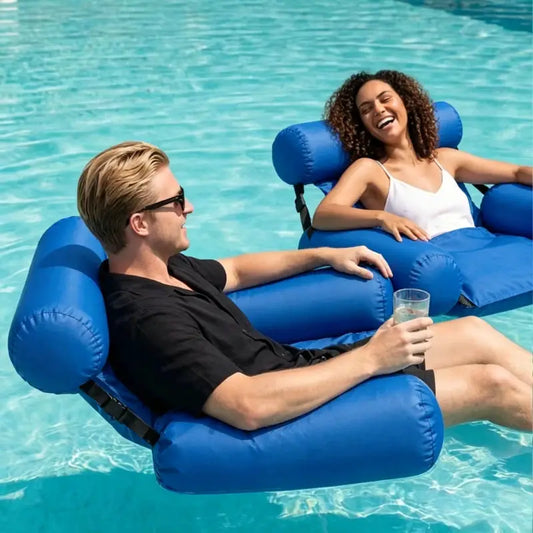Inflatable Water Hammock | Foldable | Pool Lounger | Adult
