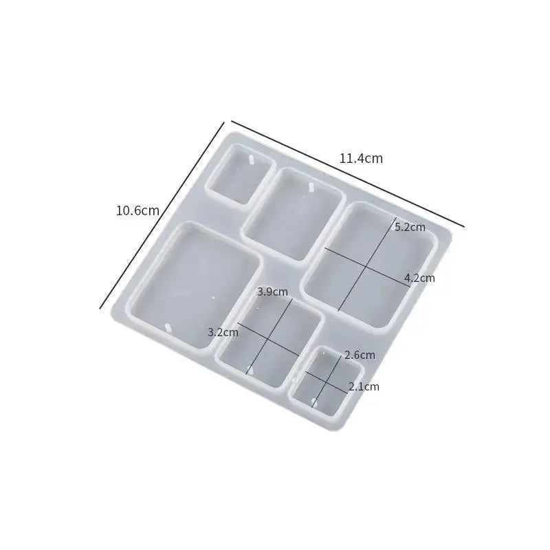 Geometric Silicone Mold | Epoxy Resin Casting | Jewelry Making Tool