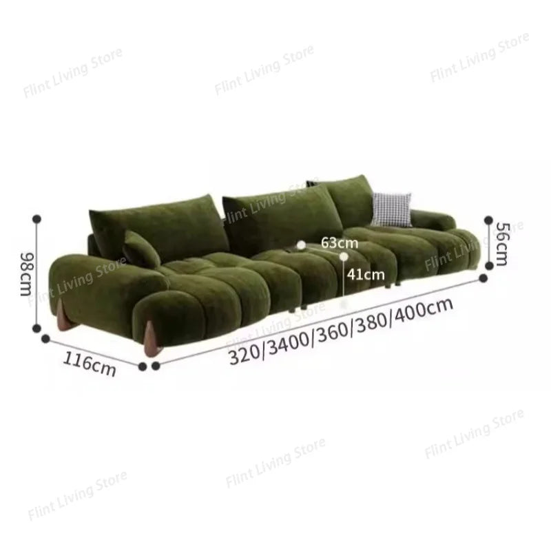 Sofa | Four-Seater | Retro Modern Scandinavian Style | Unavailable