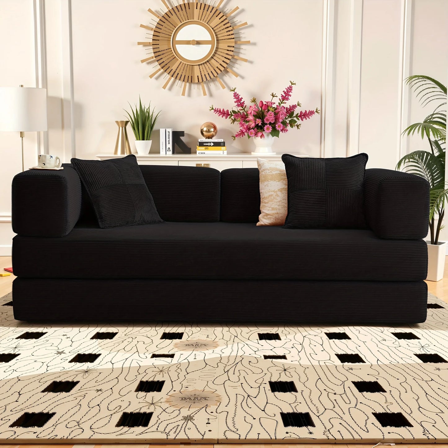 Convertible Sofa Bed | Memory Foam Filling | Four In One | One Size