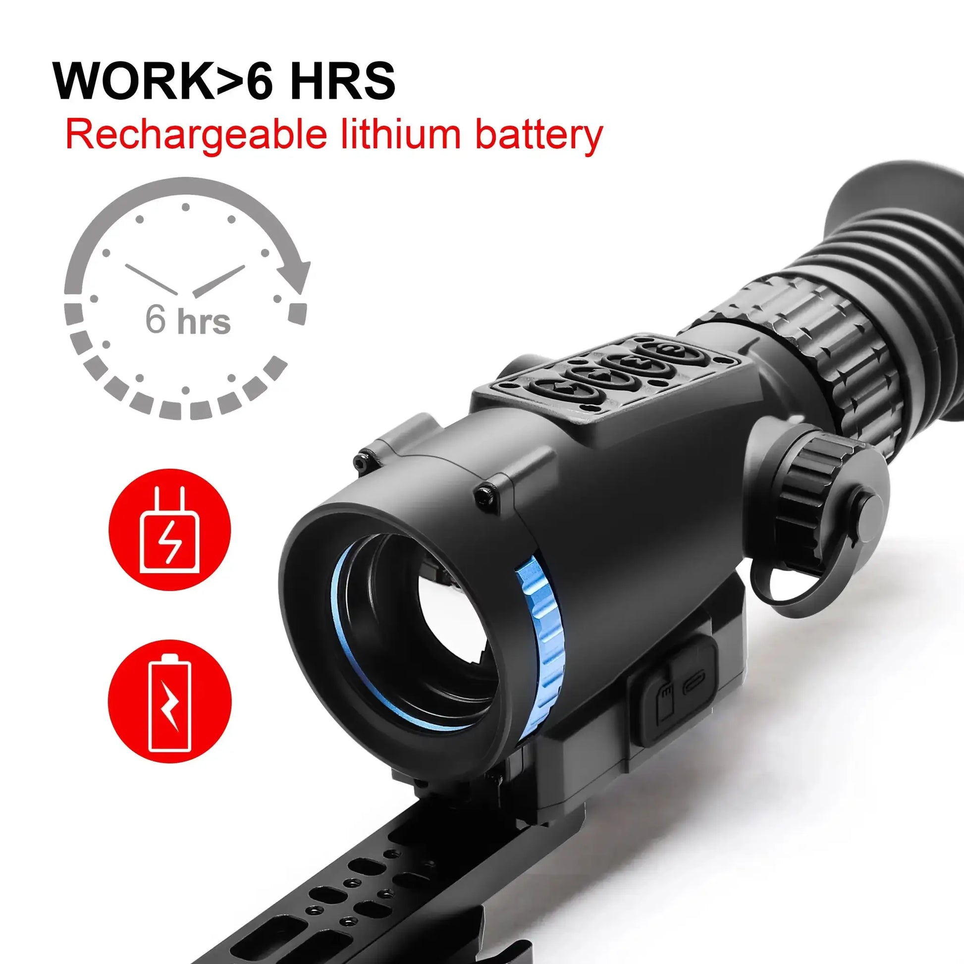 384*288 Thermal Imager Sight Up To 1500-1800 Detection Range for Outdoor Adventure, Search & Rescue from PriceLows™