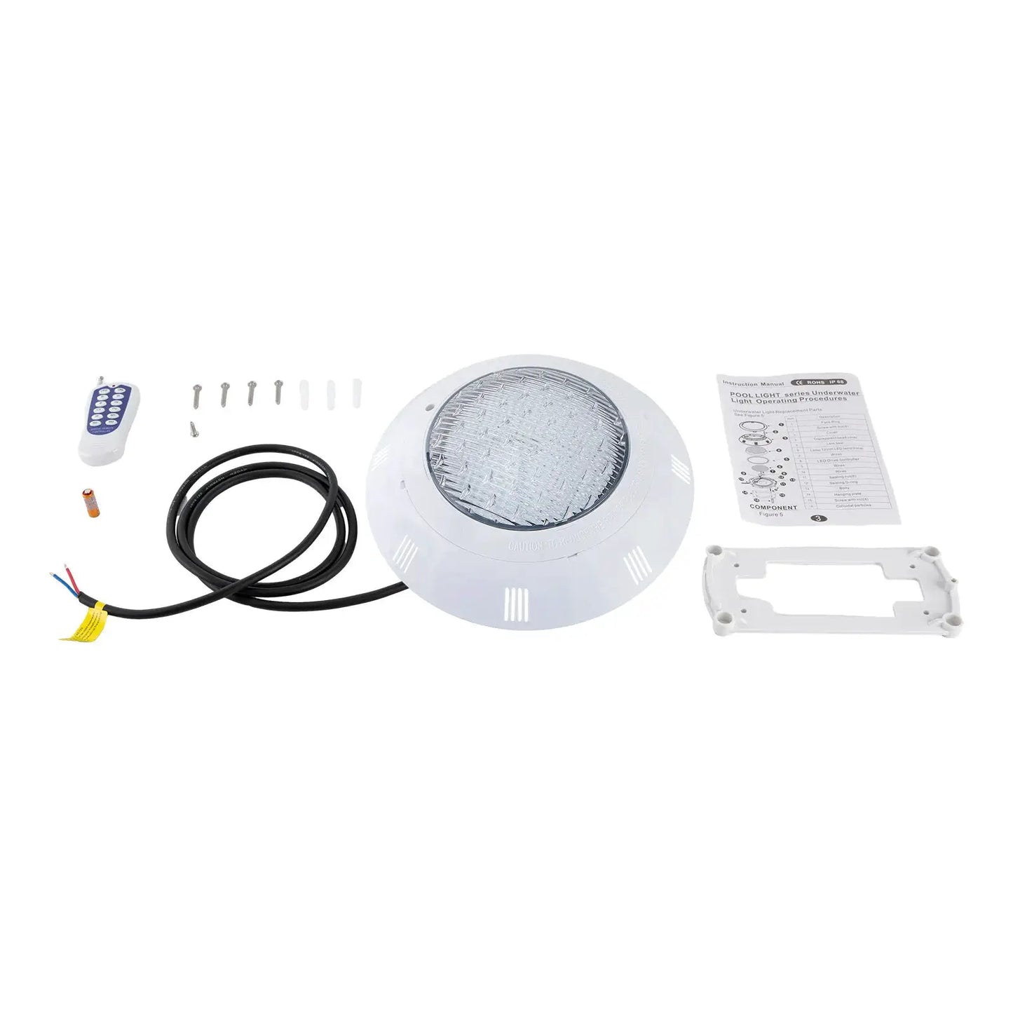 Pool Light 12V 36W Submersible Led Pool Light 7 Colors Changing Underwater RGB LED Pool Light IP68 Waterproof with Remote from PriceLows™