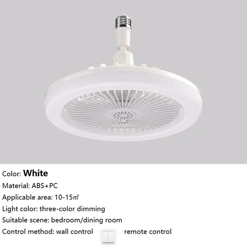 Ceiling Fan With Light | E27 Socket | 3 Fan Speeds | 3 Light Colors