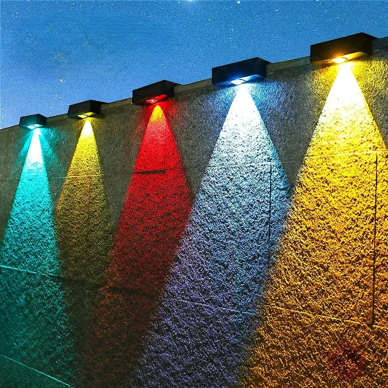 LED Solar Light Outdoor Super Bright Waterproof Garden Light Pathway Yard Steps Fence Lamps Balcony Stairs Wall Washing Lights from PriceLows™
