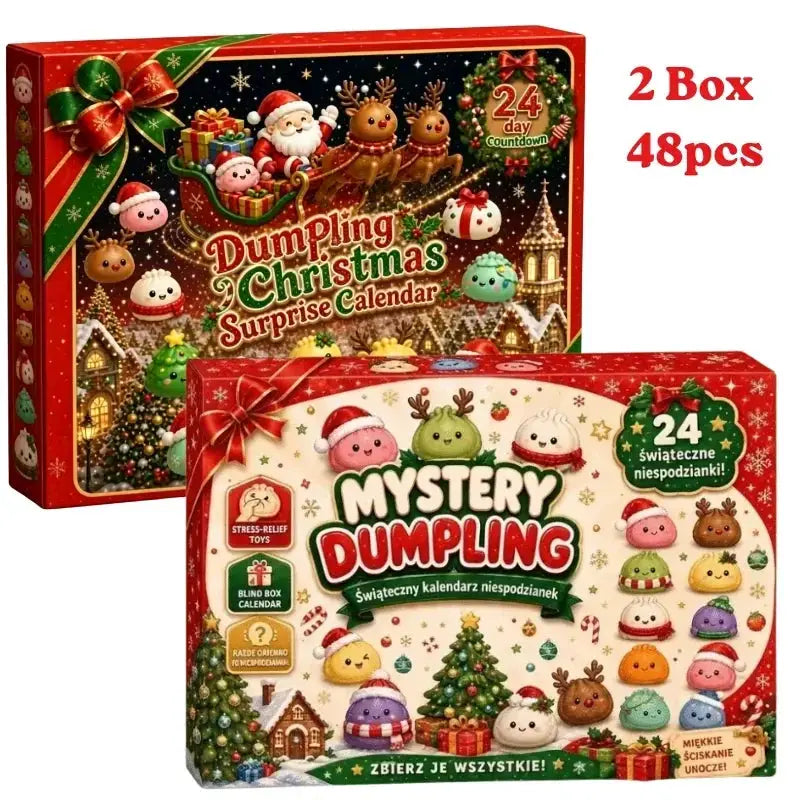 Christmas Dumpling Squishy | 24 Day Calendar | Slow Rising