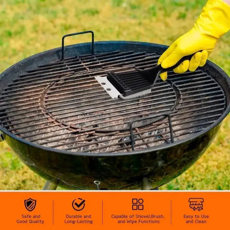 Grill Brush | 8 Inch Heavy Duty Extra Strong | Stainless Steel Wire