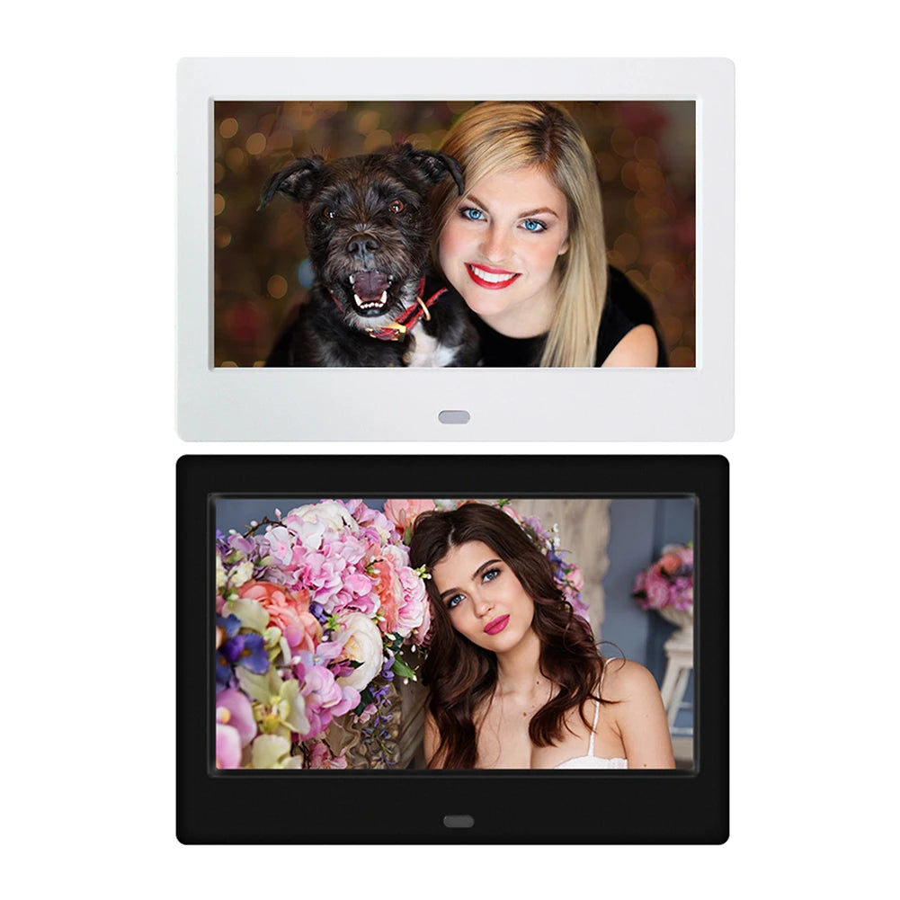Digital Photo Frame | 7 Inch HD Display | 800x480 | 16GB Builtin Memory