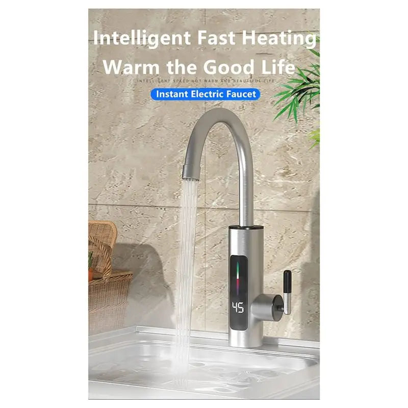 Tankless Water Heater Faucet | 110V | LED US Plug | 304 Stainless Steel