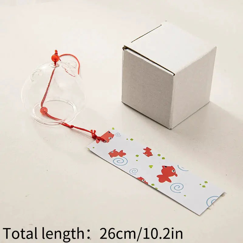 Japanese Sakura Glass Wind Chime Cherry Blossom Wind Bell Korean Kawaii Room Decor Hanging Decor Wind Chimes Outdoor 후우링 from PriceLows™