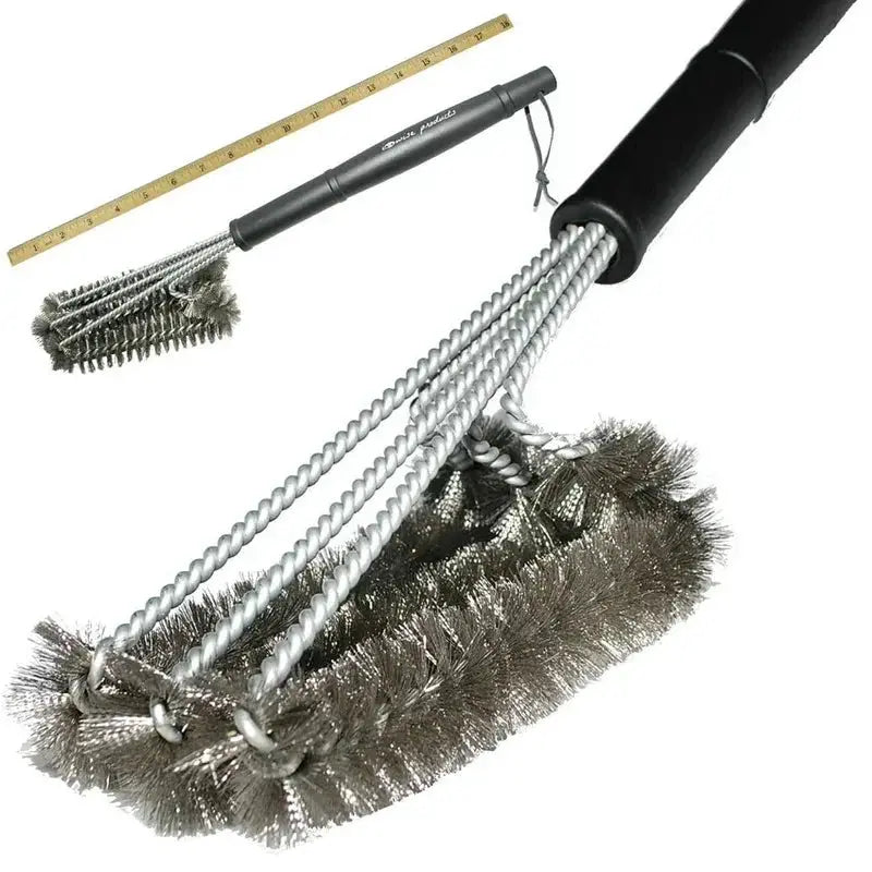 Barbecue Grill Brush | Stainless Steel Bristles | Heat Resistant | 1 Pack