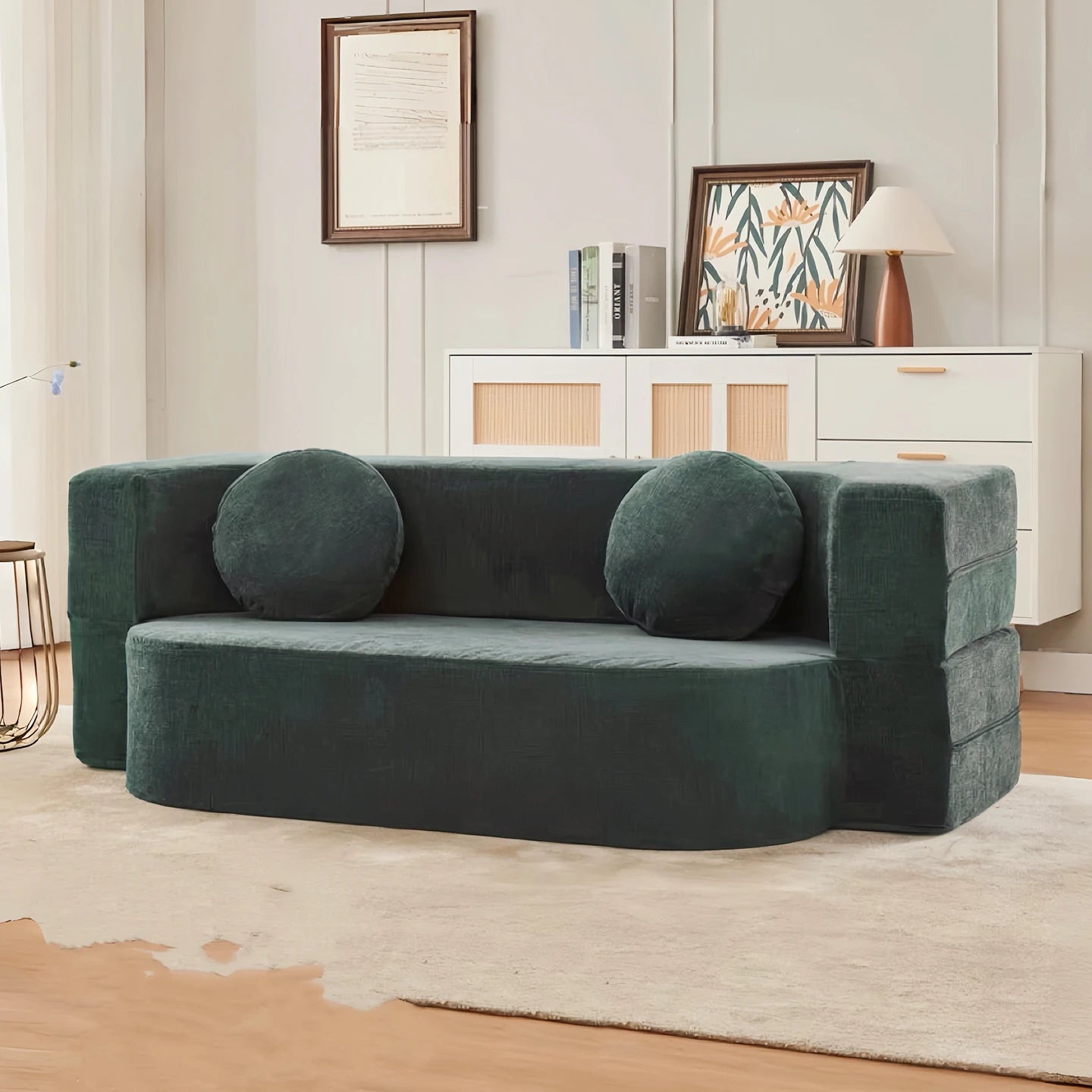 Modular Sofa | Retro Glam Style | Single Configuration | Single Piece