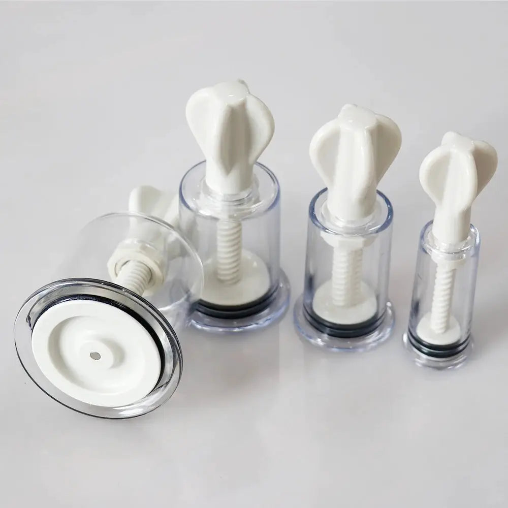 Manual Rotating Cupping Massager | Vacuum Suction | Nipple Enhancer | Anti Cellulite Tool