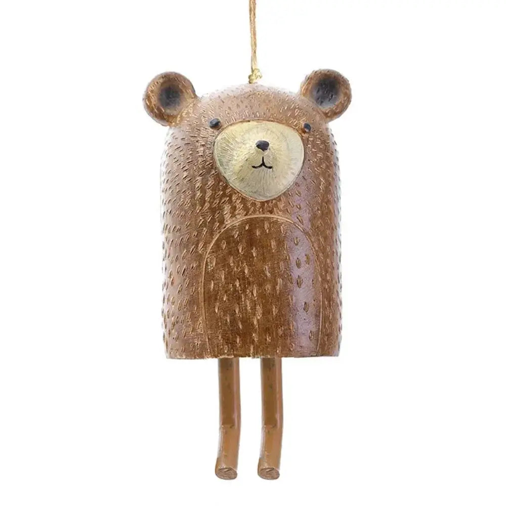 Cute Animal Wind Chime Resin Craftsmanship Pet Pendant for Rural Garden Decor Festival Nordic RusticOutdoor Decor Wind Bell Gift from PriceLows™