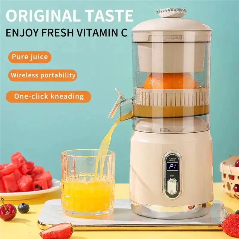 A66T-USB Rechargeable Electric Orange Juicer Portable Citrus Fruit Juice Extractor 600Ml Smoothie Blender For Camping Home from PriceLows™