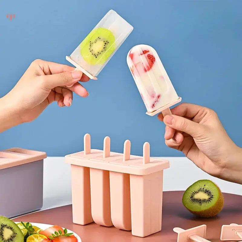 Popsicle/Sorbet Mold Food Grade Household Popsicle Making Frozen Ice Box Abrasive Tools with Lid Homemade Ice Cream Artifact from PriceLows™