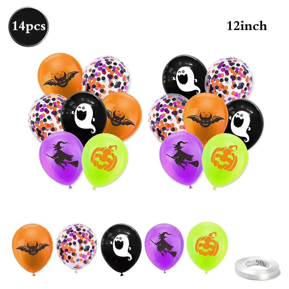 Halloween Decor Set | Paper Material | Hanging Items | Assorted Designs