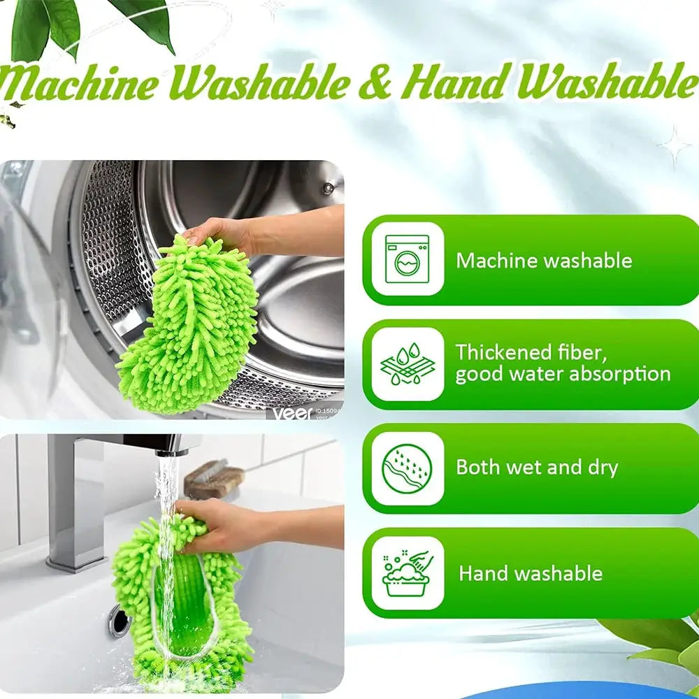 Thickening Replacement Mop Refills Pad for Swiffer Sweeper Mop Dry Wet Mop Refills for Floor Cleaning Microfiber Pads(10-12in) from PriceLows™