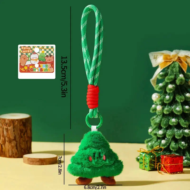 Hanging Plush Ornament | Santa Claus Snowman | Soft Touch Christmas Decoration