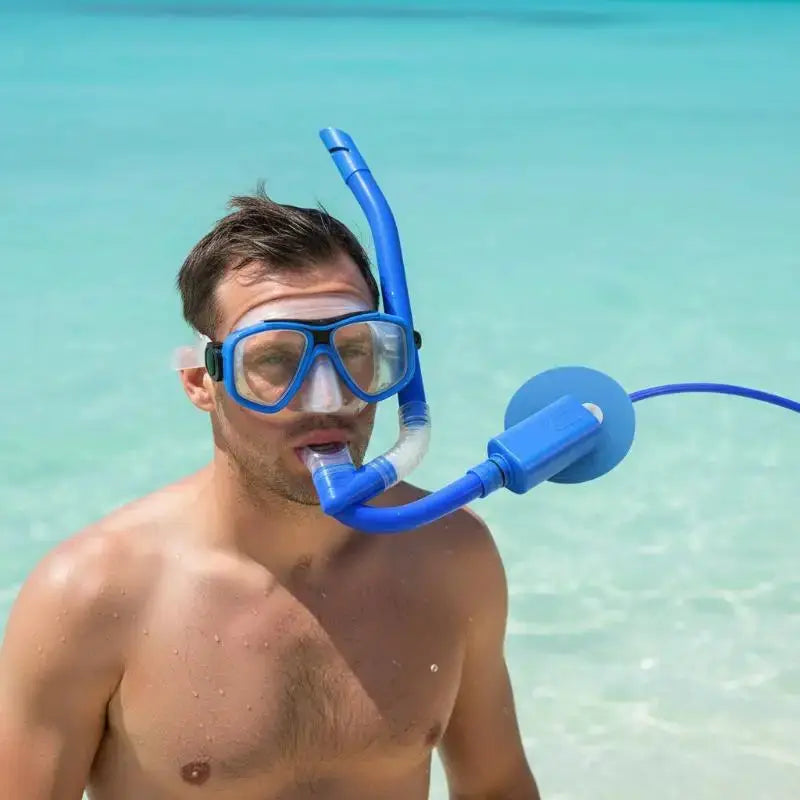 Snorkeling Full Dry Mask with Extended Breathing Tube for 12 Meter Deep Diving Anti Leak Adult Kids Swimming Equipment from PriceLows™