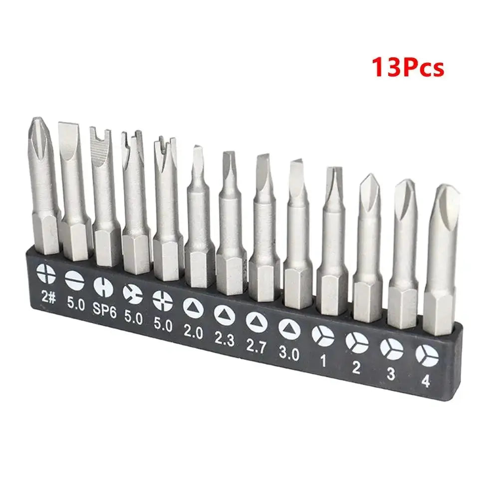 5/7/13Pcs Special-shaped Screwdriver Set 50mm U-shaped Y Shape Triangle Inner Cross Three Points Phillips Slotted Screwdriver from PriceLows™