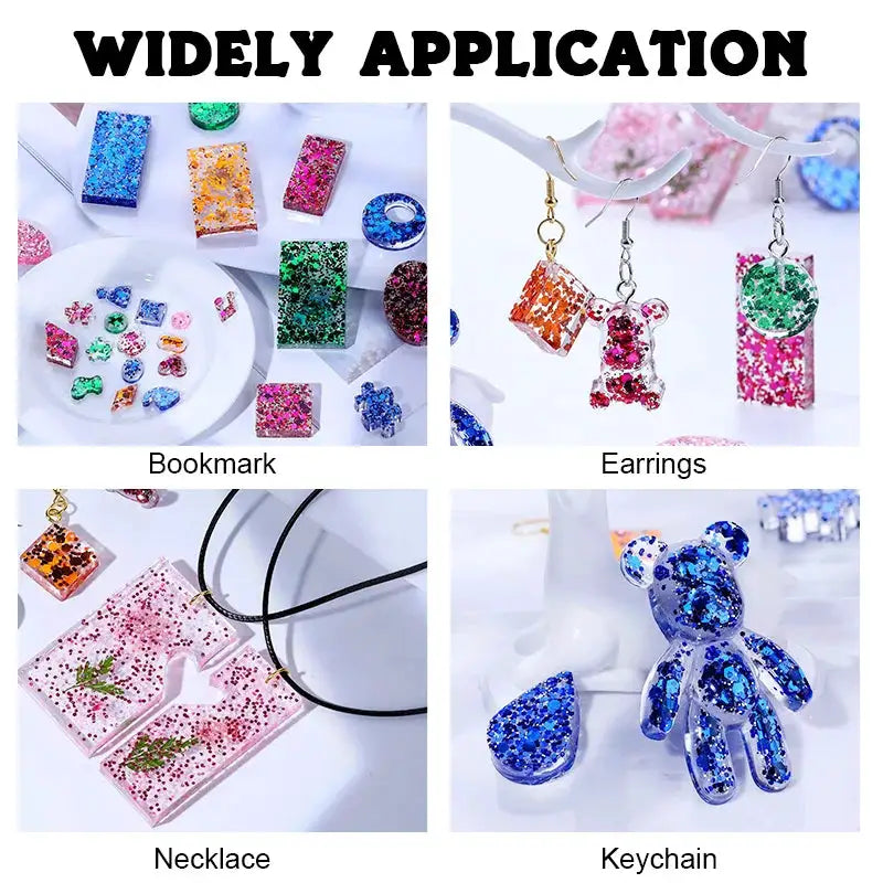 Epoxy Resin Silicone Mold Jewelry Making Starter Kit