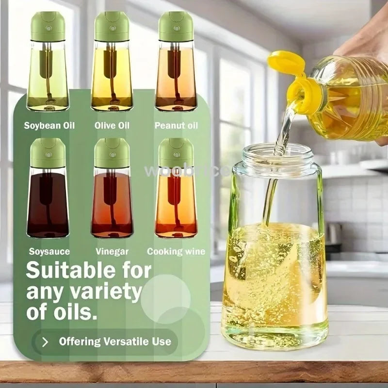 Oil Sprayer | Glass Bottle | Anti Leakage | 2 In 1