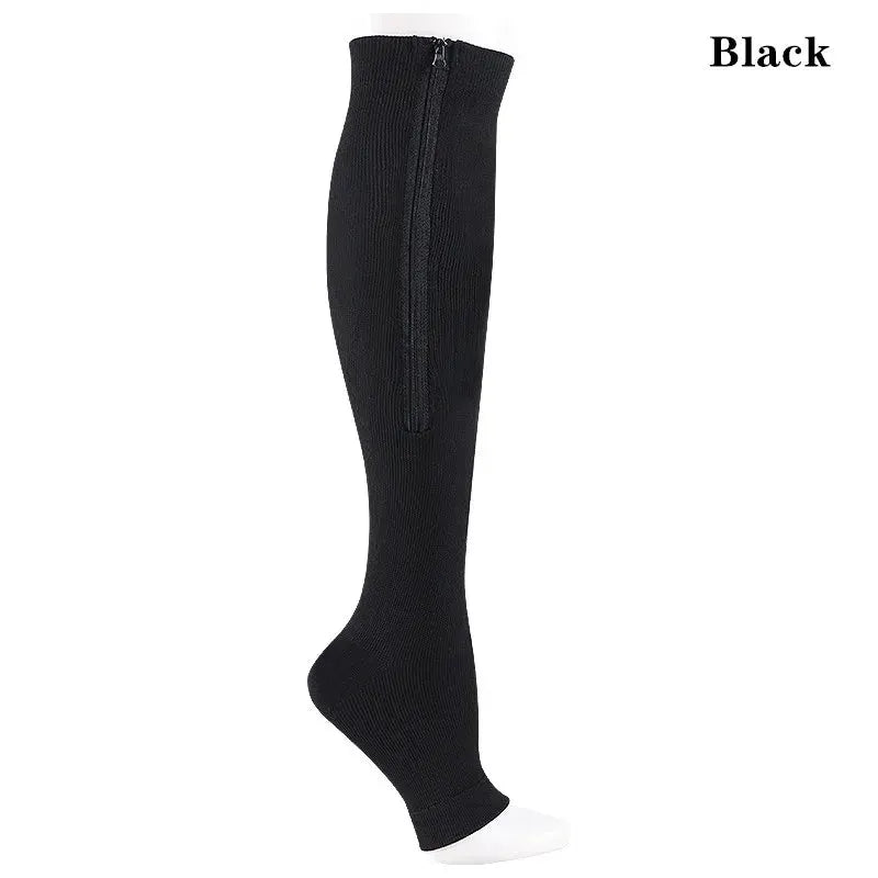 Knee High Compression Socks | 20-30 Mmhg Pressure | Nylon Athletic