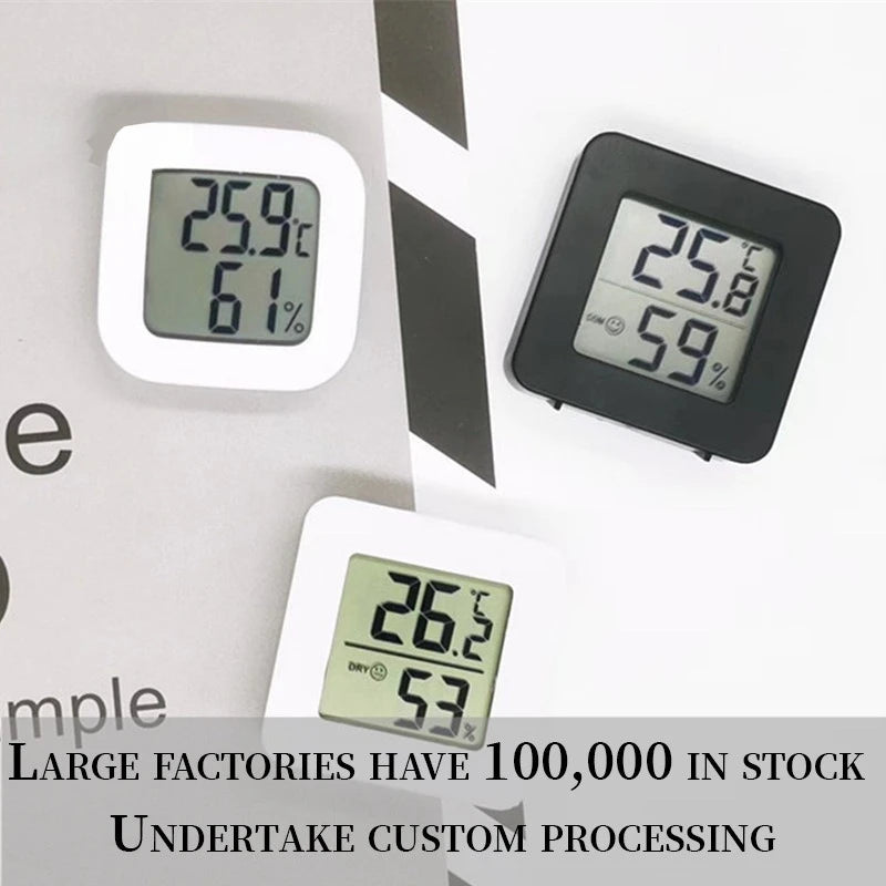 Digital Hygrometer Thermometer | Humidity and Temperature Readings | Mini LCD