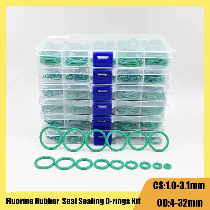 250-100Pcs FKM O Ring CS 1~3.1mm OD 4 ~ 32mm Sealing Gasket Insulation Oil High Temperature Resistance Fluorine Rubber O Ring from PriceLows™