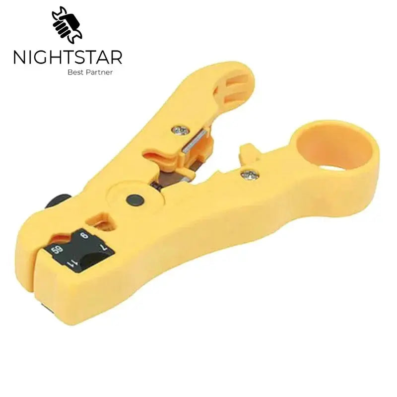 Flat or Round UTP Cat5 Cat6 Wire Coax Coaxial Stripping Tool Universal Cable Stripper Cutter Stripping Pliers Tool from PriceLows™