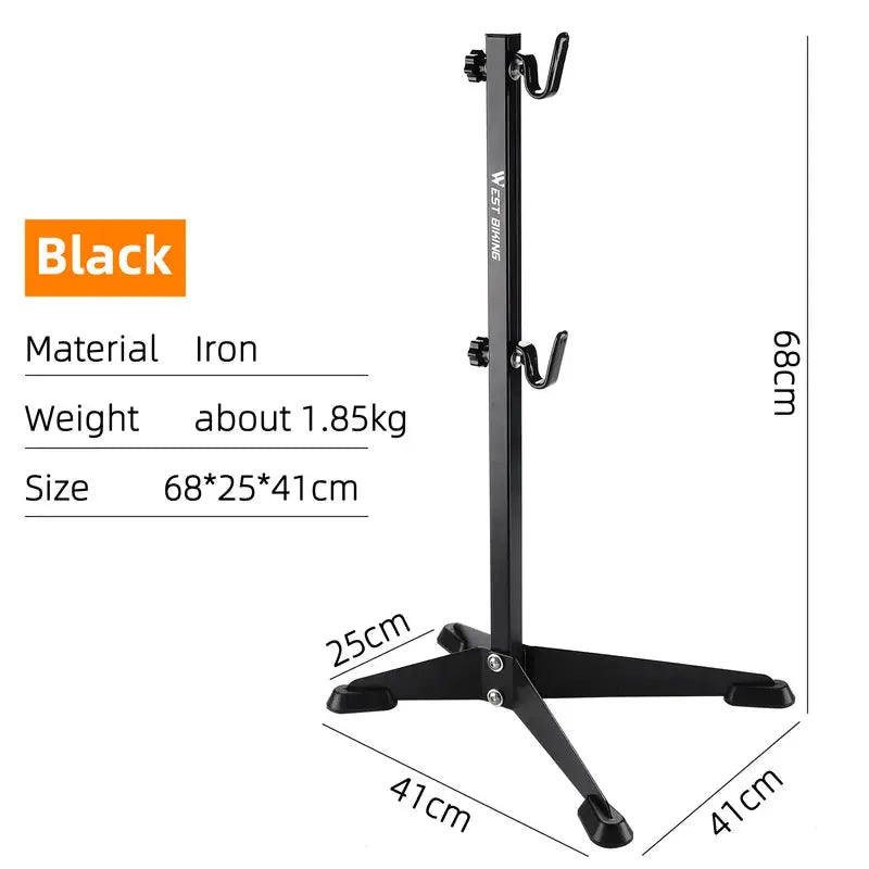 WEST BIKING Bicycle Parking Rack MTB Mountain Road Bike Iron Work Stand Storage Display Bicycle Repair Tools Cycling Accessories from PriceLows™