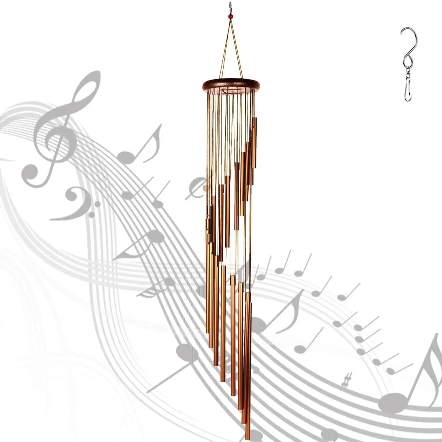 1pc Wind Chime Large Bells Wind Chimes Chapel Home Decor For Garden Outdoor Decoration Decor Gifts Yard Hanging Decor from PriceLows™
