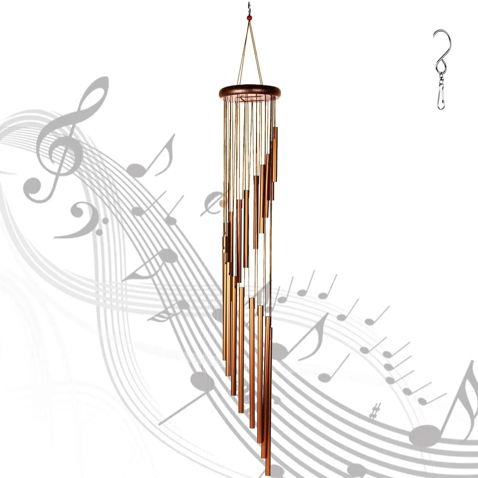 1pc Wind Chime Large Bells Wind Chimes Chapel Home Decor For Garden Outdoor Decoration Decor Gifts Yard Hanging Decor from PriceLows™