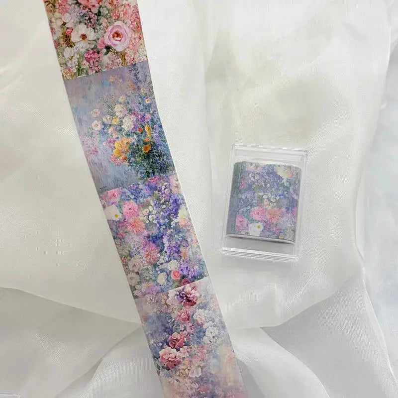 1Pc 100cm Flower Nail Foils for Transfer Paper Floral Stickers Rose Nails Wraps Tulip Nail Art Decorations from PriceLows™
