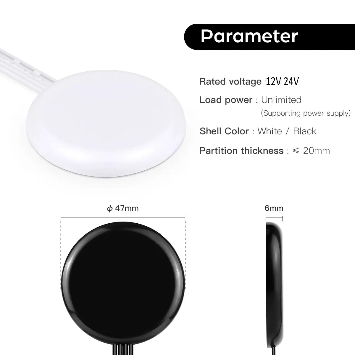 Dimmable LED Controller 12V~24V Wooden Touch Sensor Switch Penetrable Switch Sensor LED Dimmer for Neon Strip COB LED Light Bar from PriceLows™