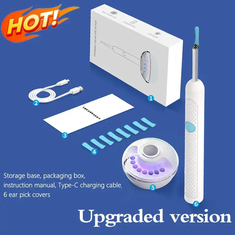 Digital otoscope,Ear Wax Cleaner Camera,endoscope camera,Safe Earwax Removal Endoscope with 15M Camera,Ear Cleaning Tools from PriceLows™