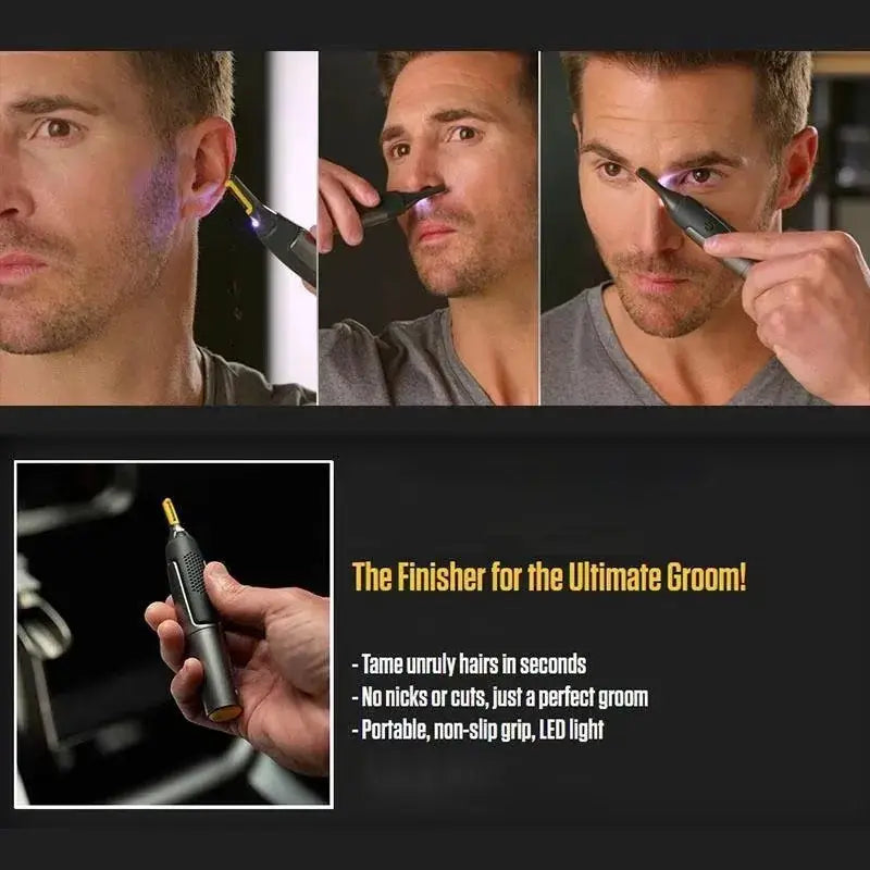 Ultra thin Precision Trimmer Electric Nose hair trimmer Mini Portable Ear Trimmer for Men Nose Hair Shaver Waterproof Safe Clean from PriceLows™