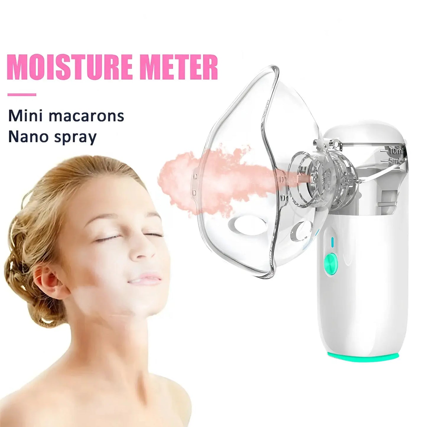 Nano Ionic Facial Steamer | Hot Mist Humidifier | Home Spa Sauna