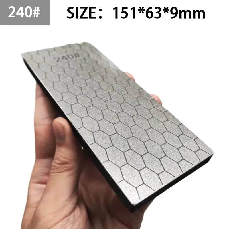 Diamond Sharpening Stone | Grit 80 To 3000 | Non Slip Base | Size 230x80mm