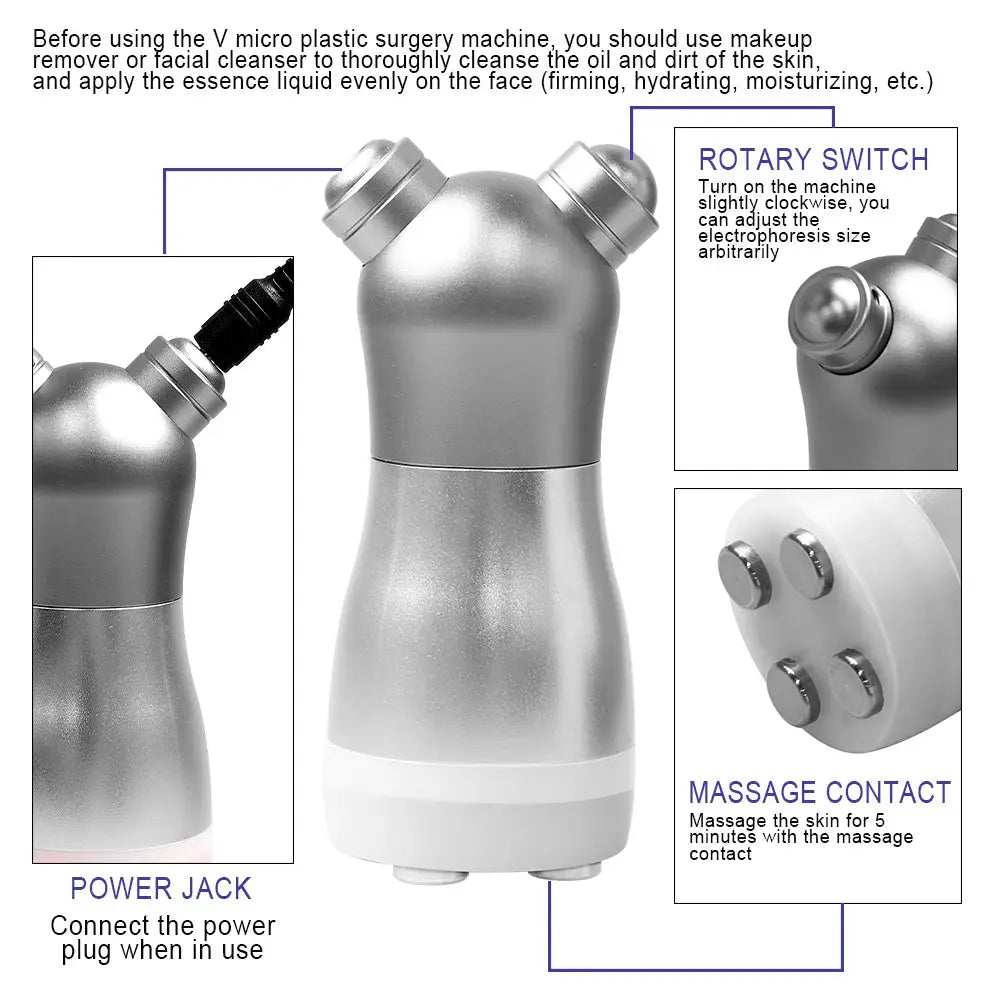 Led Face Massager | Radio Frequency | Photon Therapy | Electric Device