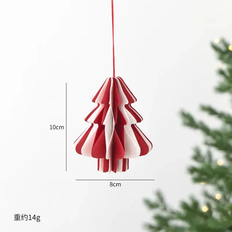 Christmas Tree Ornaments | Assorted Figures | PVC Material | 10 Pack