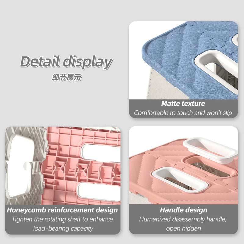 Plastic Folding Chair | Thickened | Portable Outdoor Chair | 27x23x25.5 cm