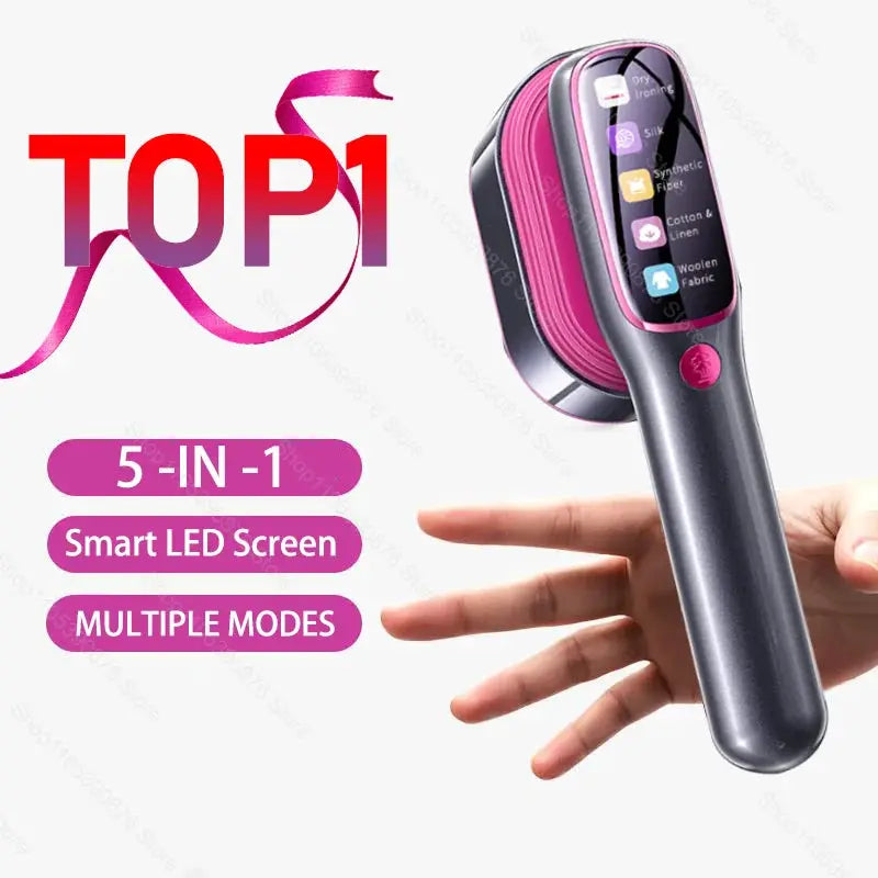 Portable Dry Steam Iron | Intelligent Heating | Handheld Steamer