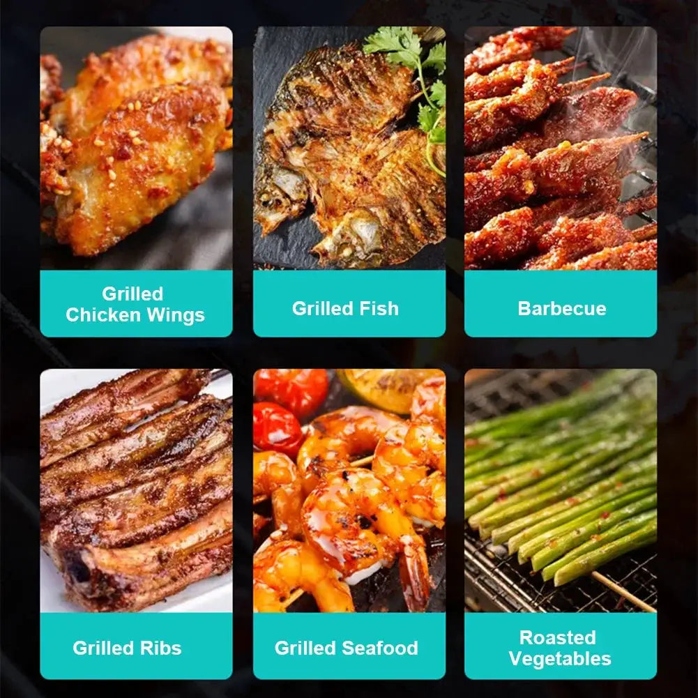 BBQ Grill Basket | 304 Stainless Steel | Nonstick Coating